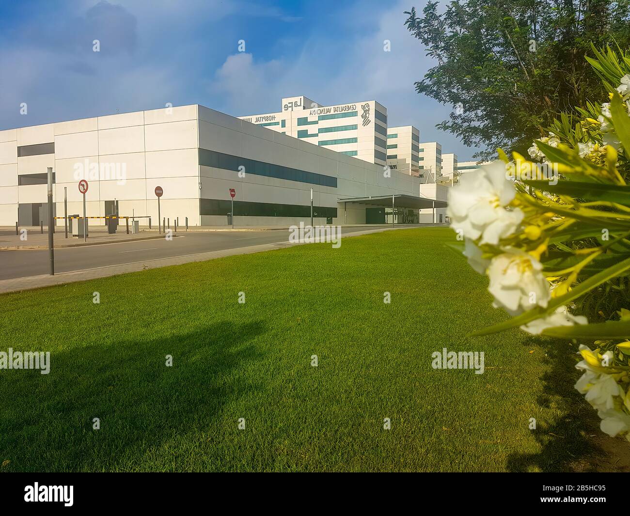 Valencia Spagna; 13/06/2018: Ospedale Moderno Di Valencia Foto Stock