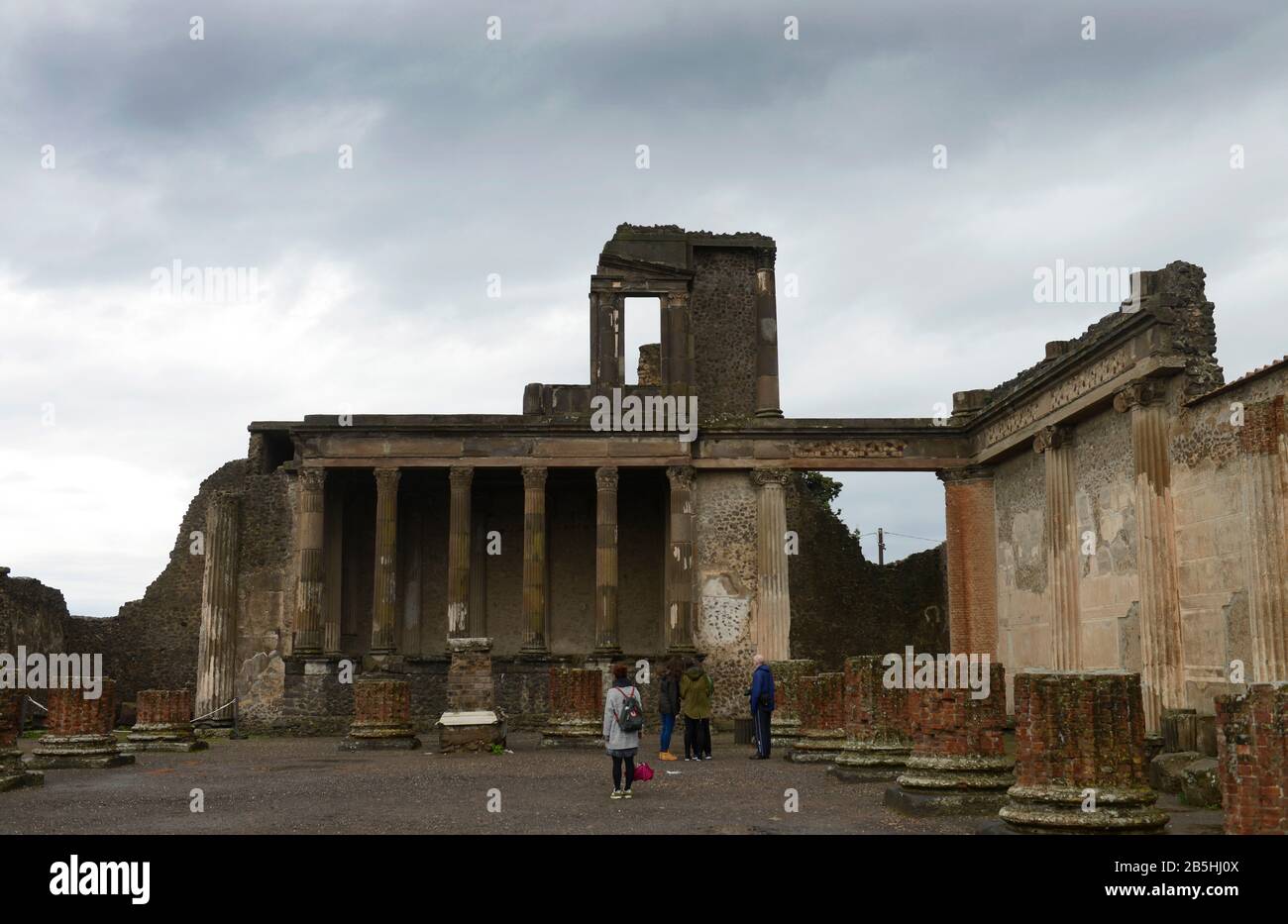 Apollostepel, Pompeji, Kampanien, Italien Foto Stock