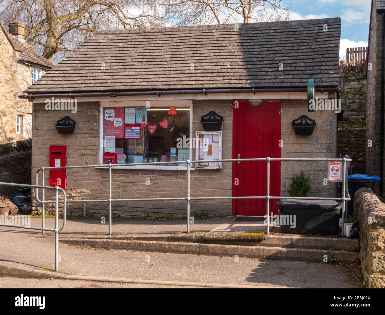 Eyam Village Post Office, Eyam, Derbyshire Foto Stock