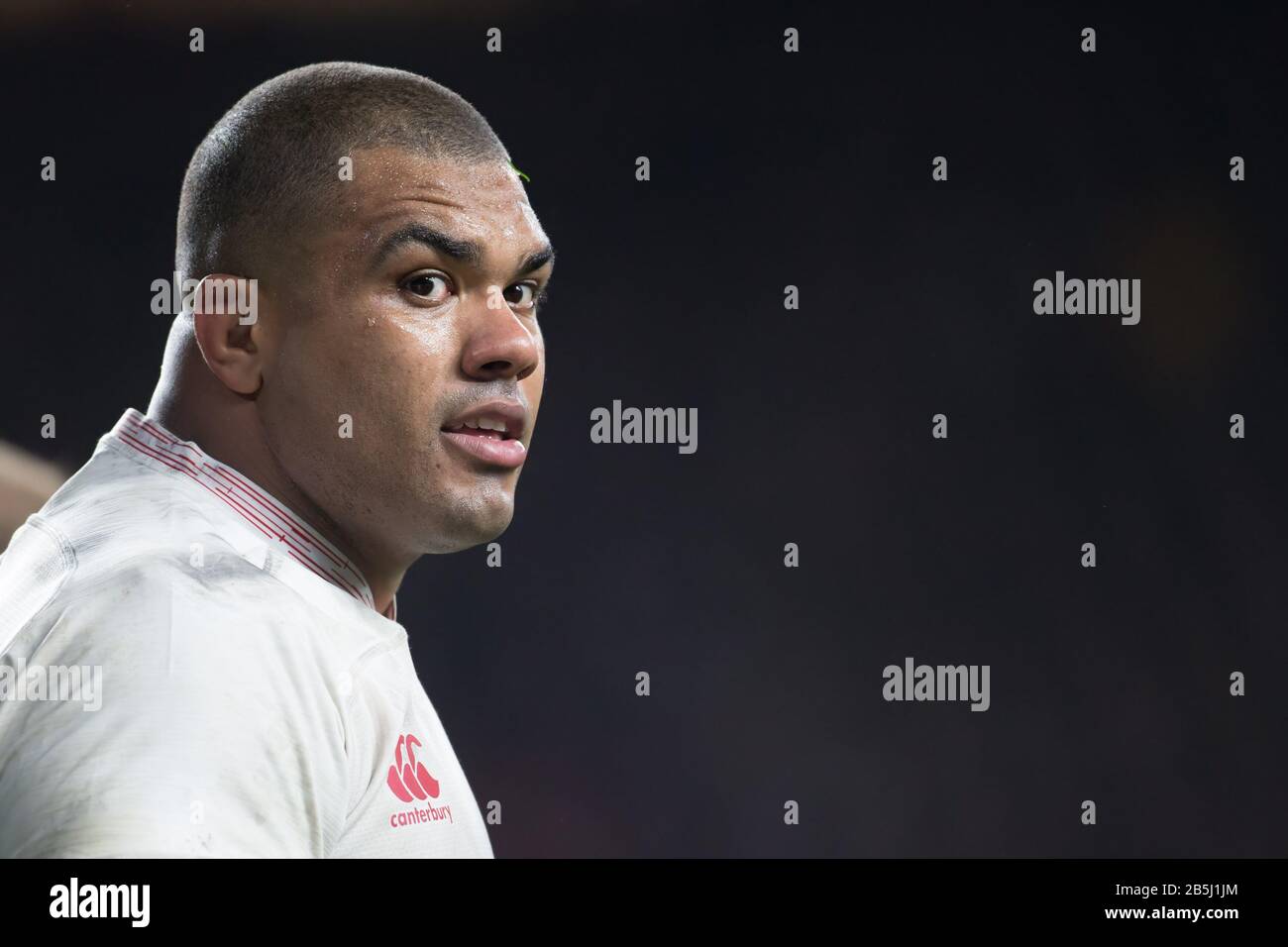 Londra, Regno Unito. 07th Mar, 2020. Kyle Sinckler (Inghilterra, 3). Quarto incontro del torneo di rugby Guinness Six Nations 2020; Inghilterra - Galles il 7 marzo 2020 a Londra. Credito: Jürgen Kessler/Dpa/Alamy Live News Foto Stock