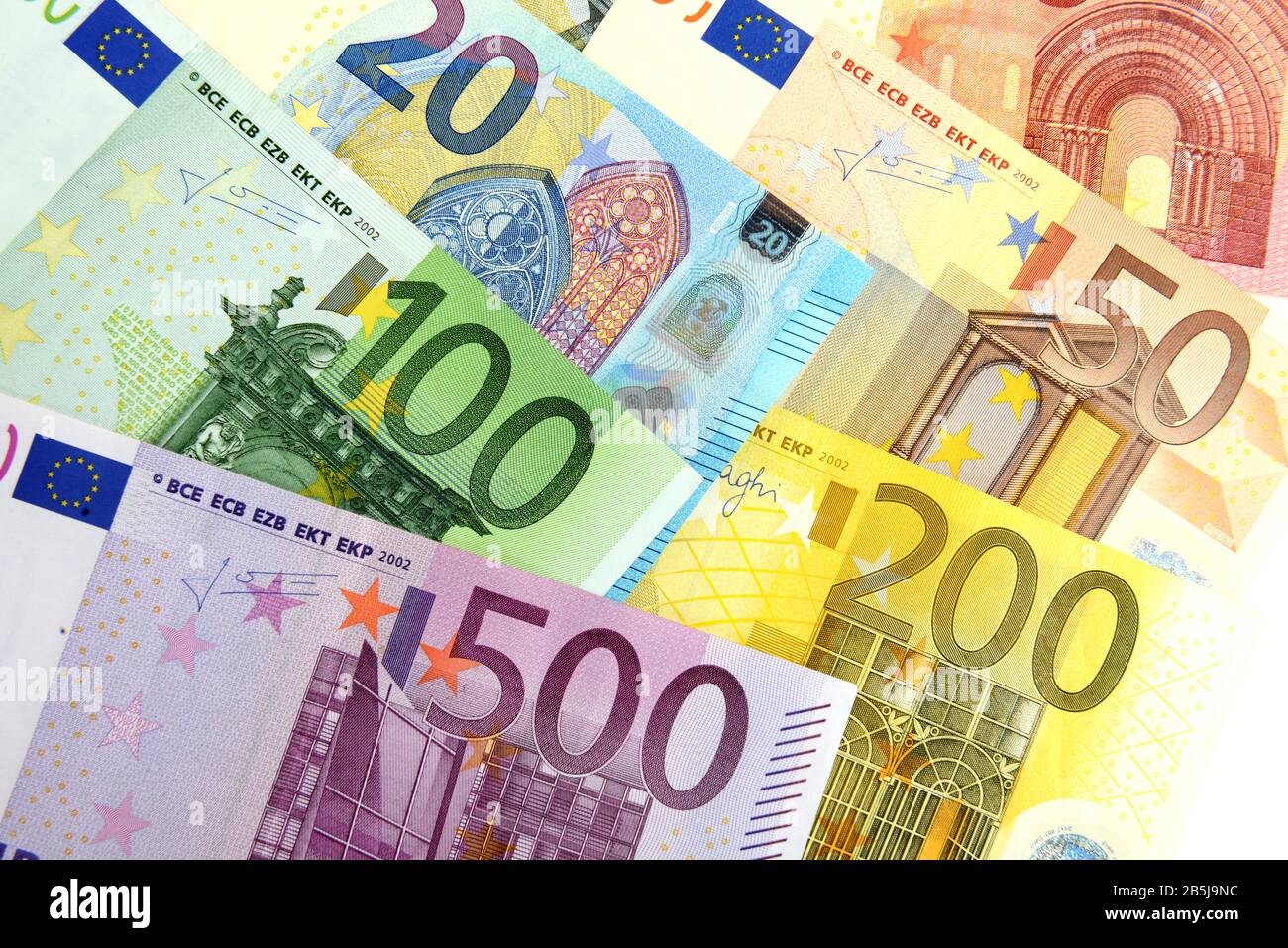 Euronoten Foto Stock