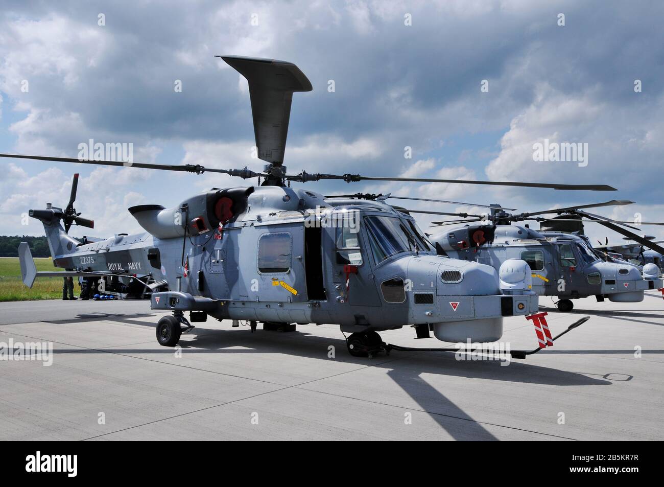 Hubschrauber, Augusta Westland Wildcat HMA2, Royal Navy, Ila, Berlino-Schoenefeld, Deutschland Foto Stock