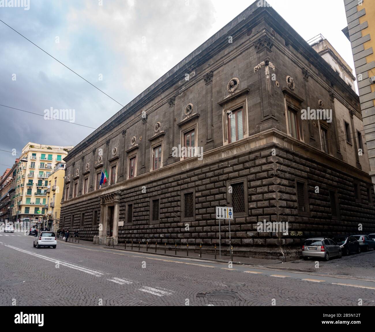 Napoli, facoltà di architettura, palazzo Gravina Foto Stock