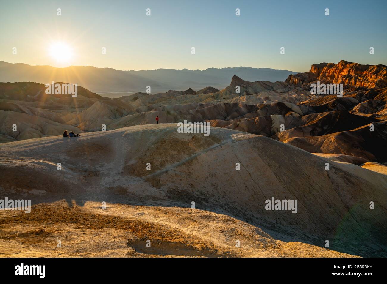 Death Valley, California/Usa - 30 Ottobre 2019 Zabriskie Point, Death Valley National Park, California. Uno dei luoghi migliori della Valle Della Morte da vedere Foto Stock