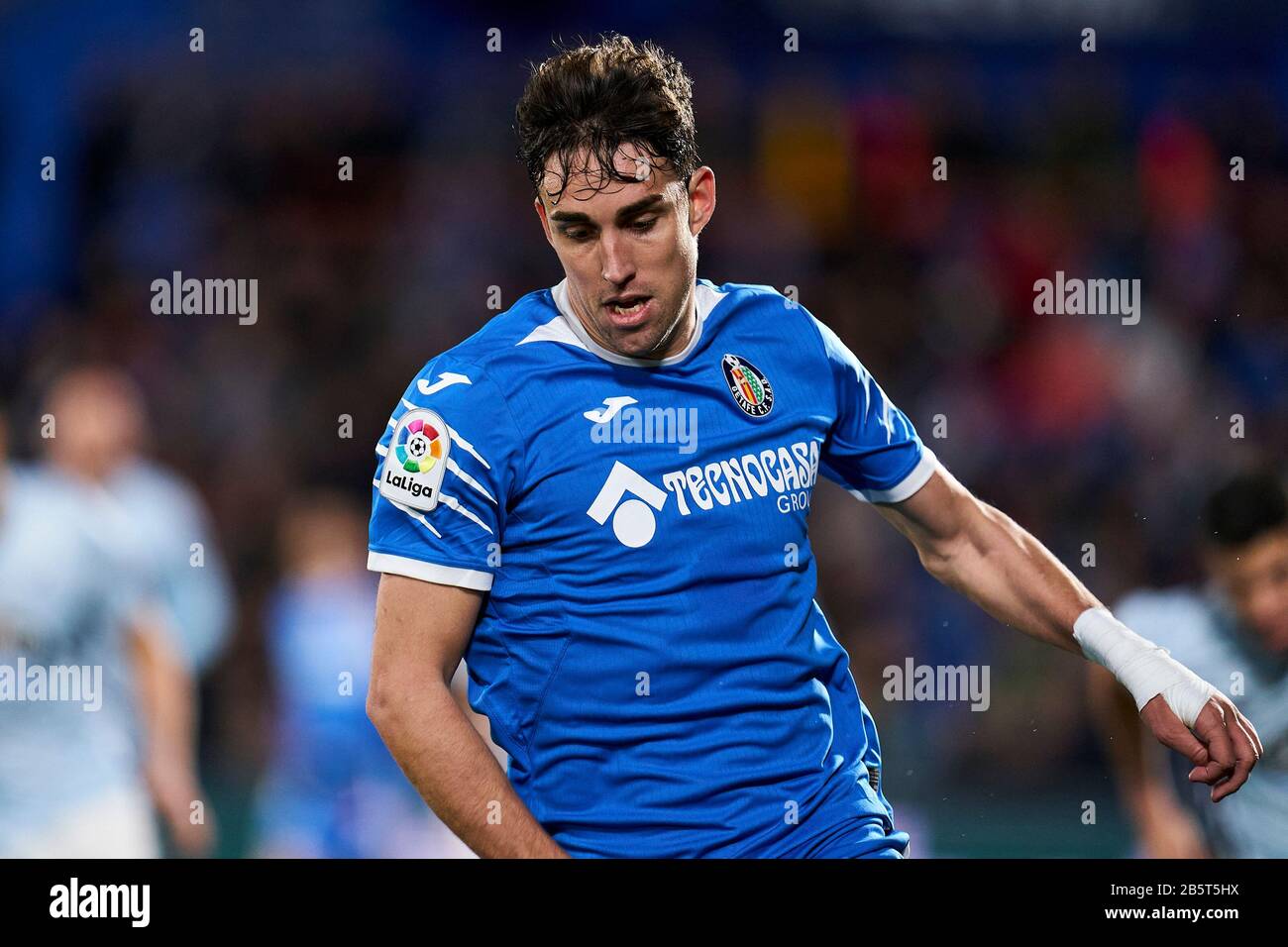 Getafe, Spagna. 07th Mar, 2020. Jaime Mata di Getafe FC visto in azione durante la partita la Liga tra Getafe CF e RC Celta de Vigo al Colosseo Alfonso Perez a Getafe. (Punteggio finale; Getafe CF 0:0 RC Celta de Vigo) credito: Sopa Images Limited/Alamy Live News Foto Stock