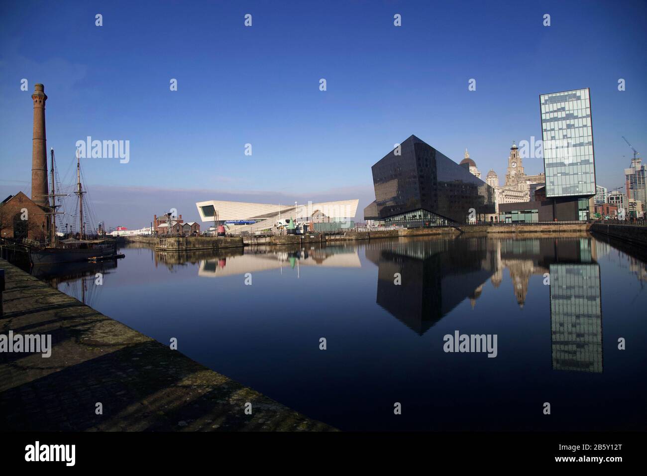 Liverpool Waterfront Foto Stock