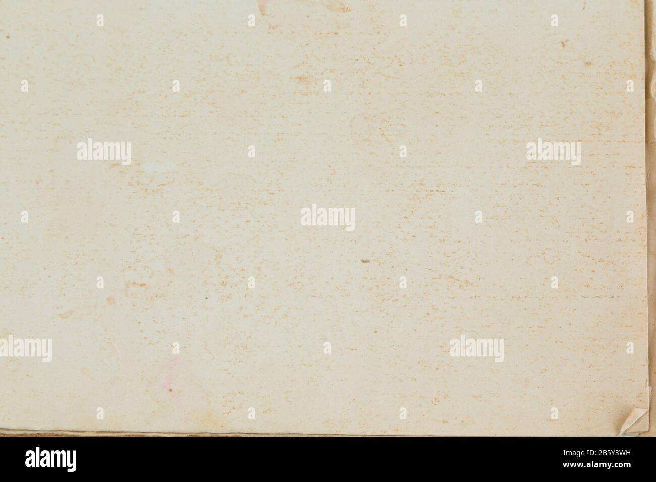 Pagina di carta ruvida vecchia vintage vuota, texture grunge con spazio di copia, luogo per il testo Foto Stock