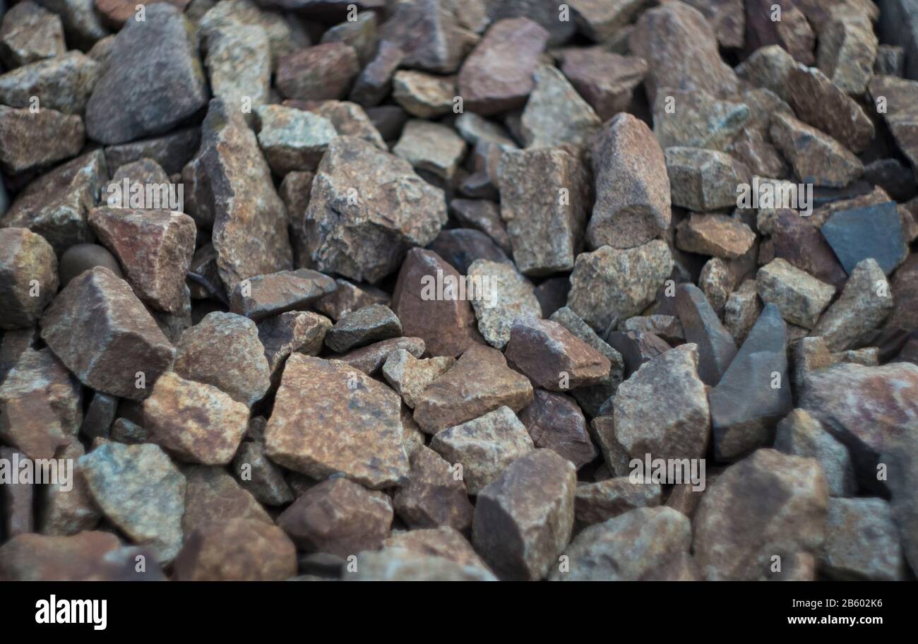 consistenza di rocce di vario colore Foto Stock