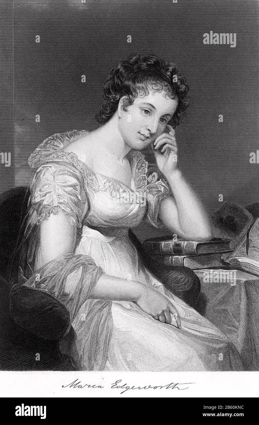 Maria EDGEWORTH (1768-1849) scrittore anglo-irlandese Foto Stock