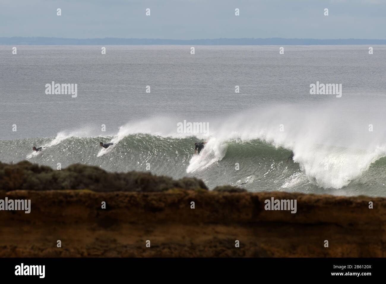 Surf A Winkipop, Torquay, Victoria, Australia Foto Stock