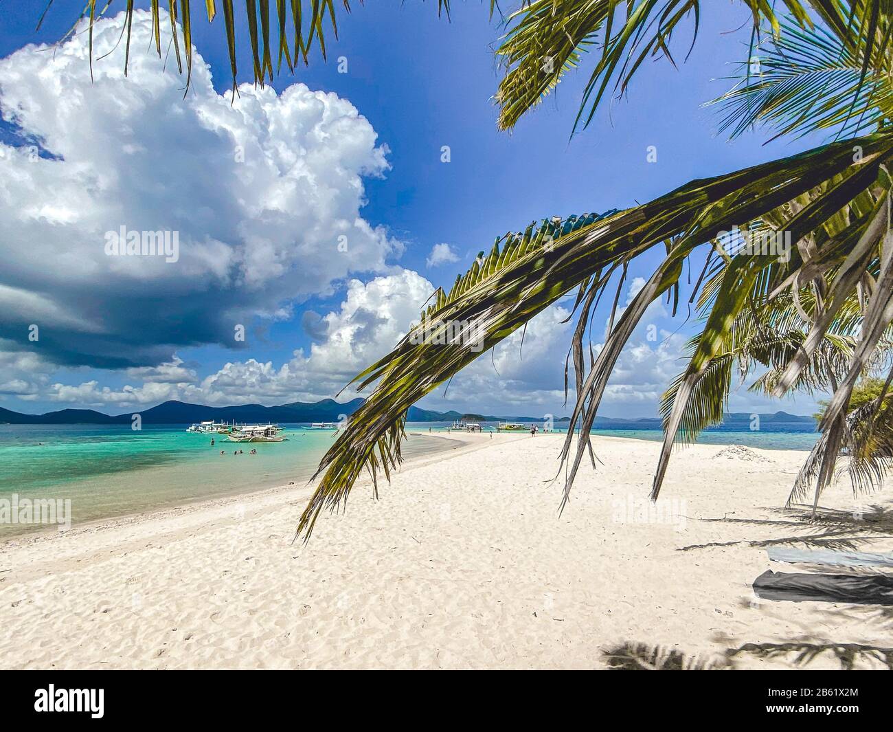 Isola di Ditaytayan a Coron, Palawan, Filippine Foto Stock