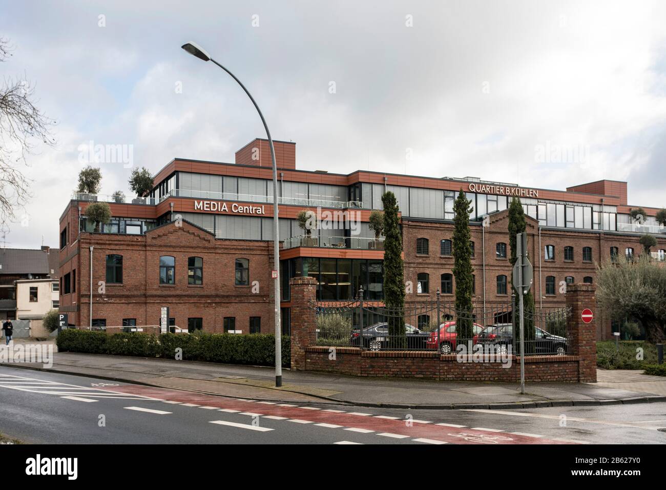 Media Central nel quartiere B. Kuhlen a Monchengladbach Foto Stock