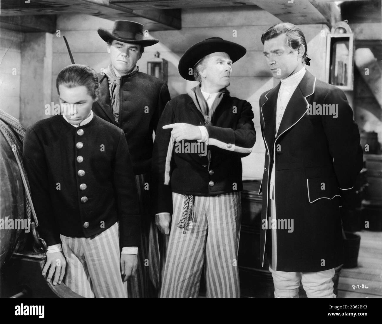 Eddie QUILLAN come Ellison e CLARK TIMPANO come Fletcher Christian IN MUTINY il direttore DI BOUNTY 1935 FRANK LLOYD libro Charles Nordhoff e James Norman Hall Metro Goldwyn Mayer Foto Stock