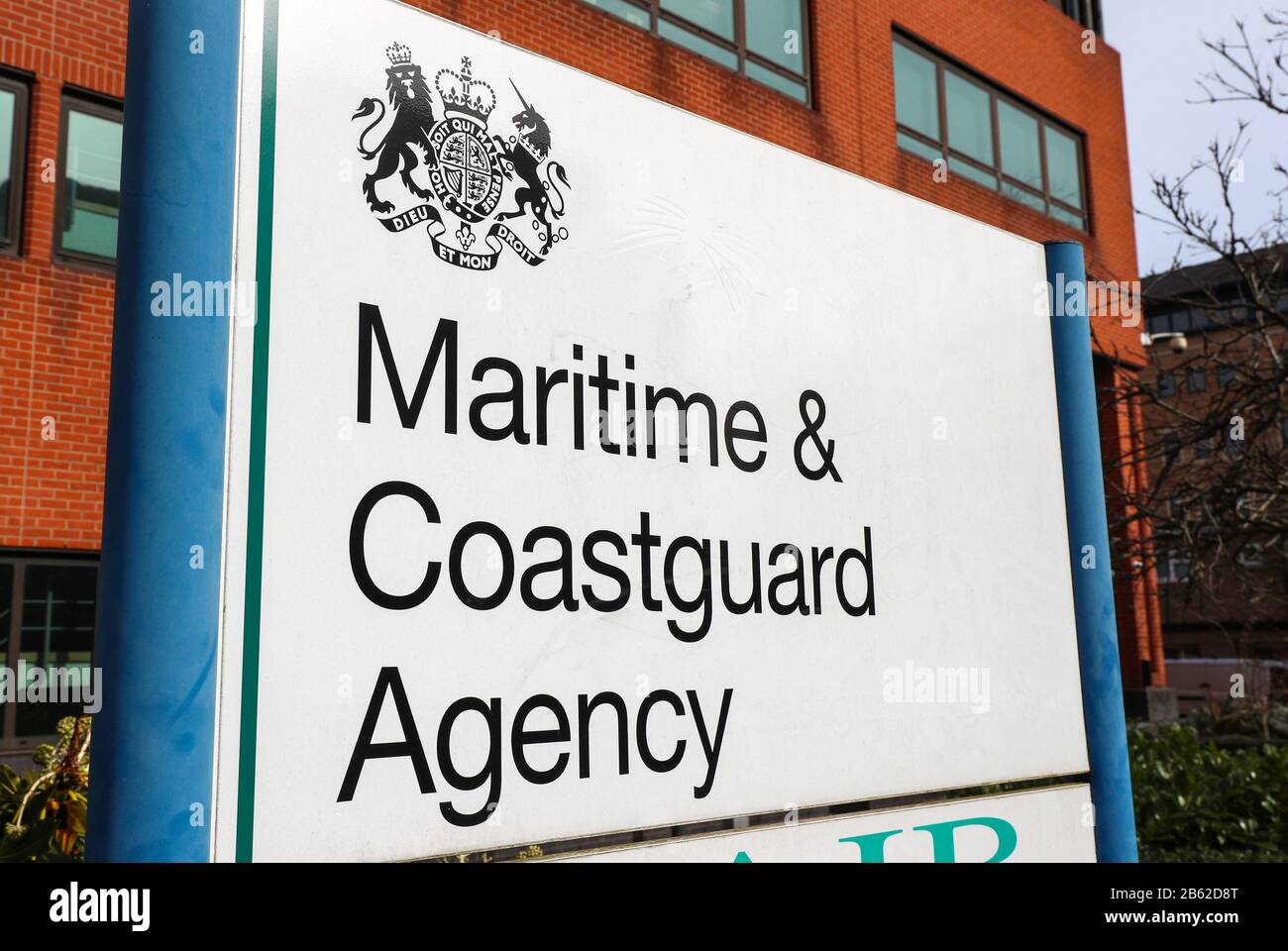 Agenzia marittima e della Guardia Costiera, Southampton, Hampshire, Regno Unito Foto Stock