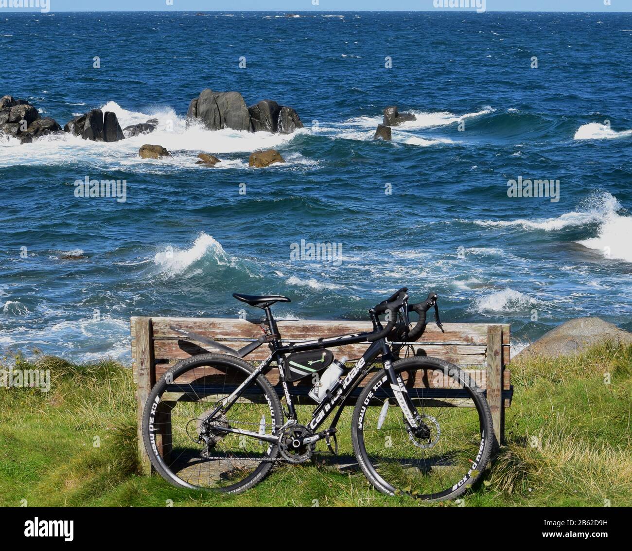 In Bicicletta Intorno A Guernsey, Isole Del Canale Foto Stock