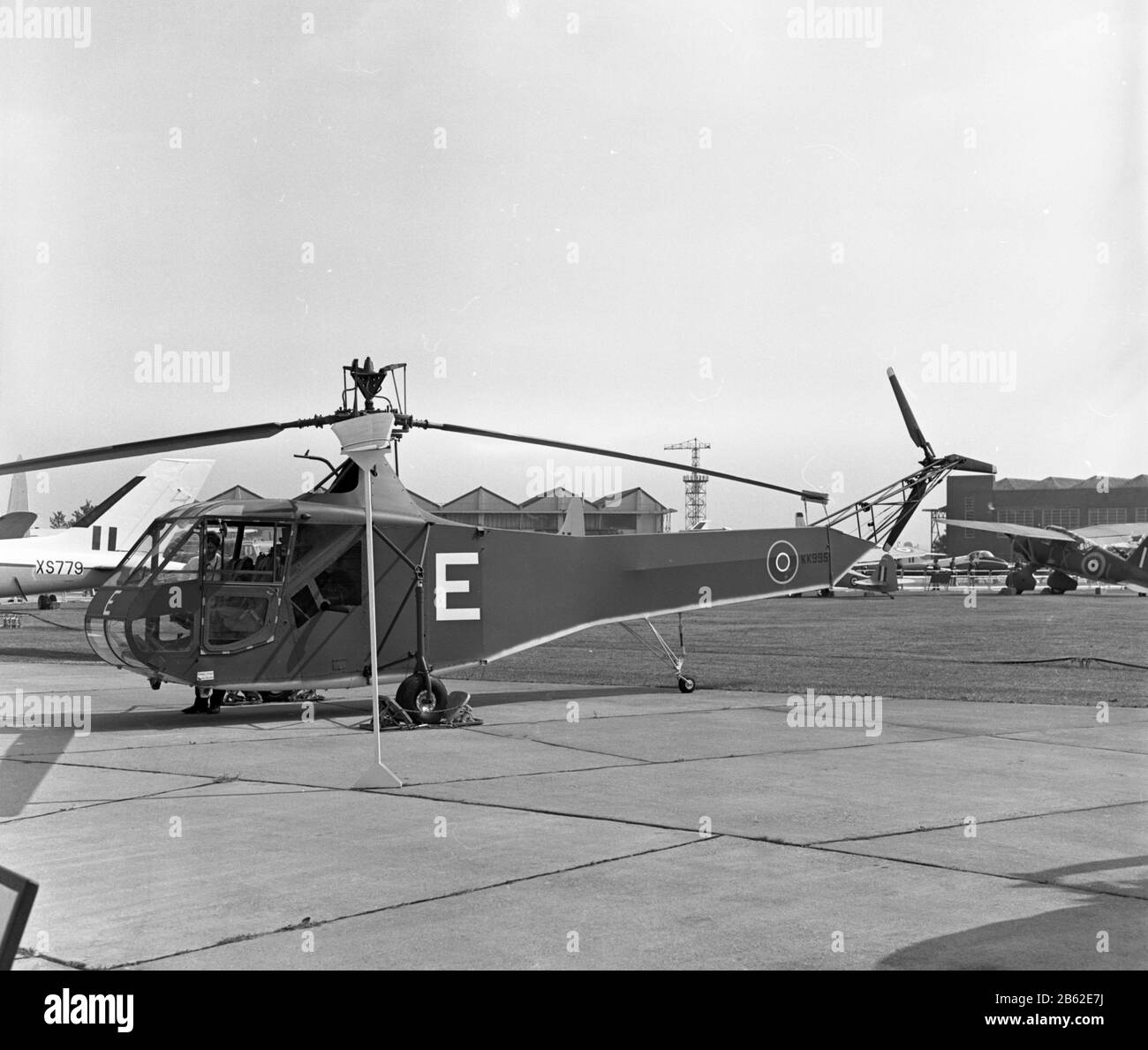 ROYAL AIR FORCE SIKORSKY R-4B HOVERFLY I Foto Stock