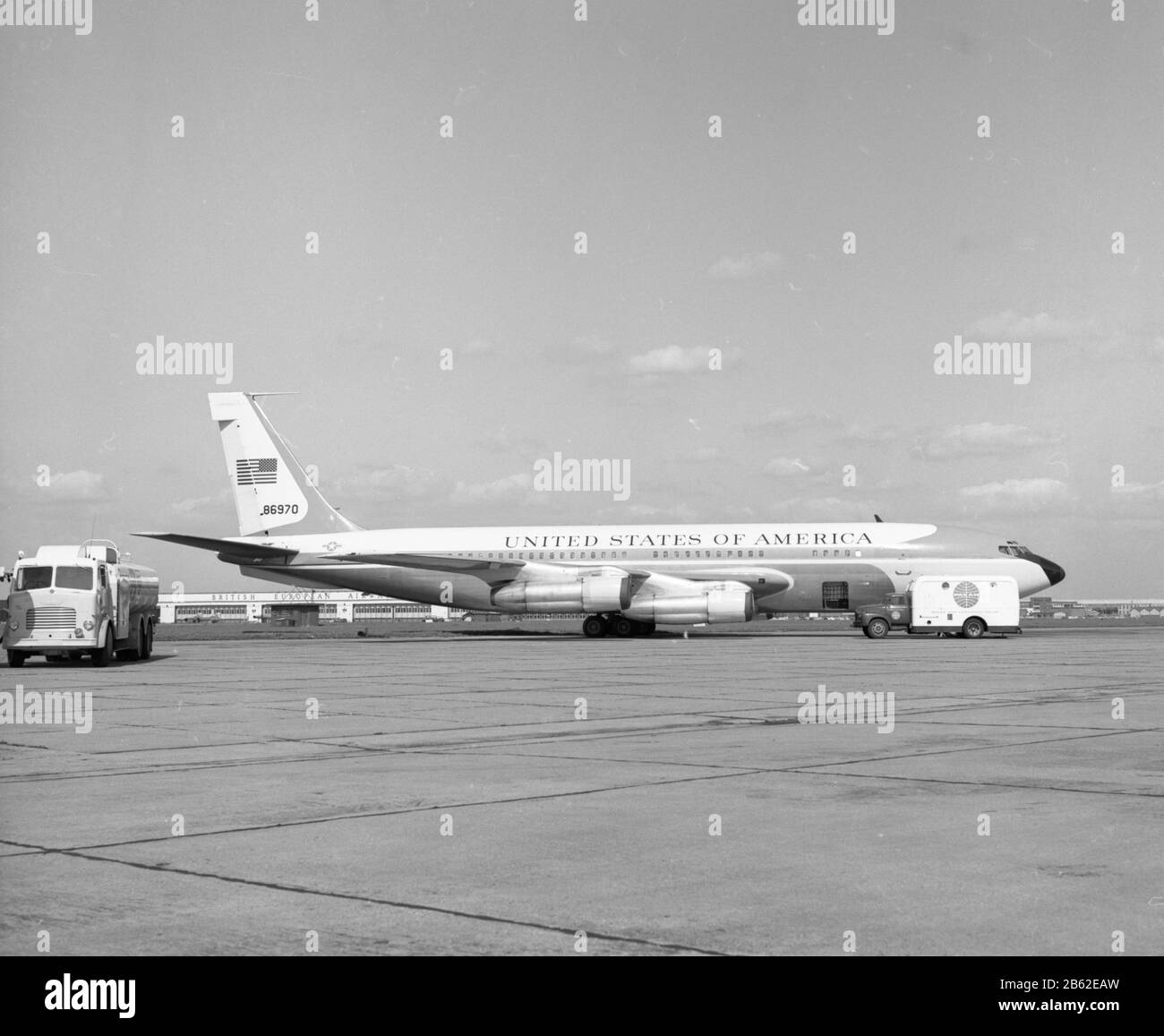 USAF United States Air Force Boeing VC-137A Foto Stock