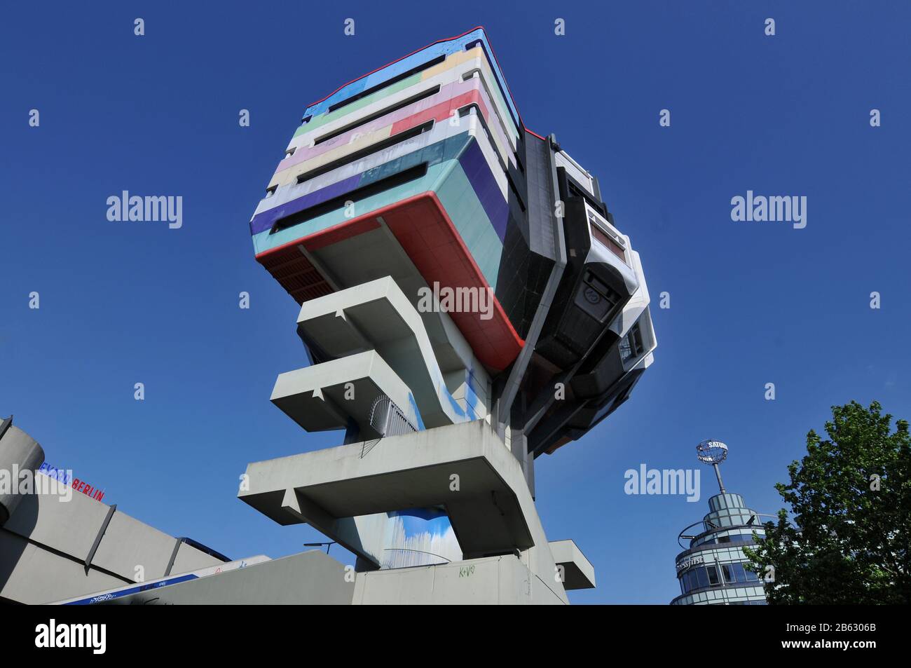 Bierpinsel, Schlossstrasse, Steglitz Berlino, Deutschland Foto Stock