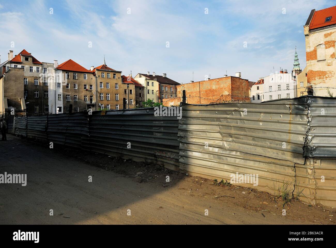 Świdnica, Bassa Slesia, Polonia, Swietokrzyski Lane, processo, proprietà di Blackrock, Città perso Swidnica processo di proprietà di Blackrock Foto Stock