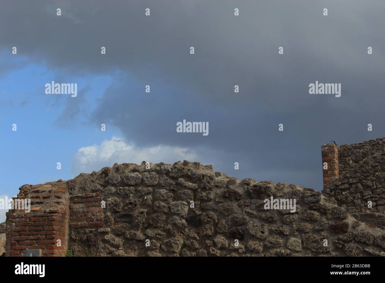 Veduta di Pompei Foto Stock