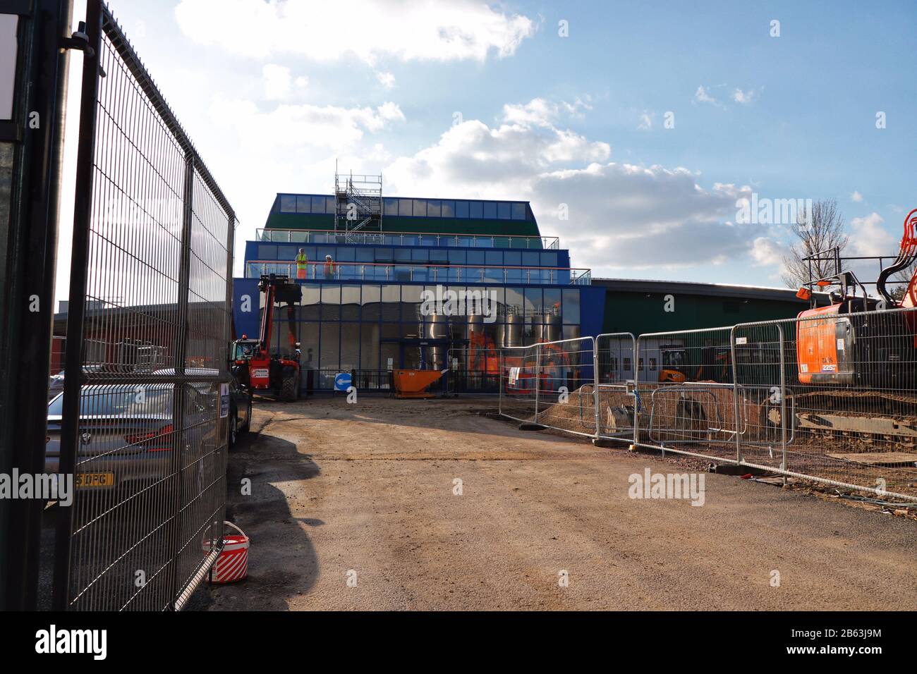 Il Blue Light Hub, Milton Keynes Foto Stock