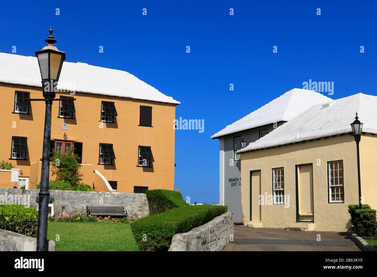 Buckingham Building, King Street, Town Of St. George, St. George'S Parish, Bermuda Foto Stock