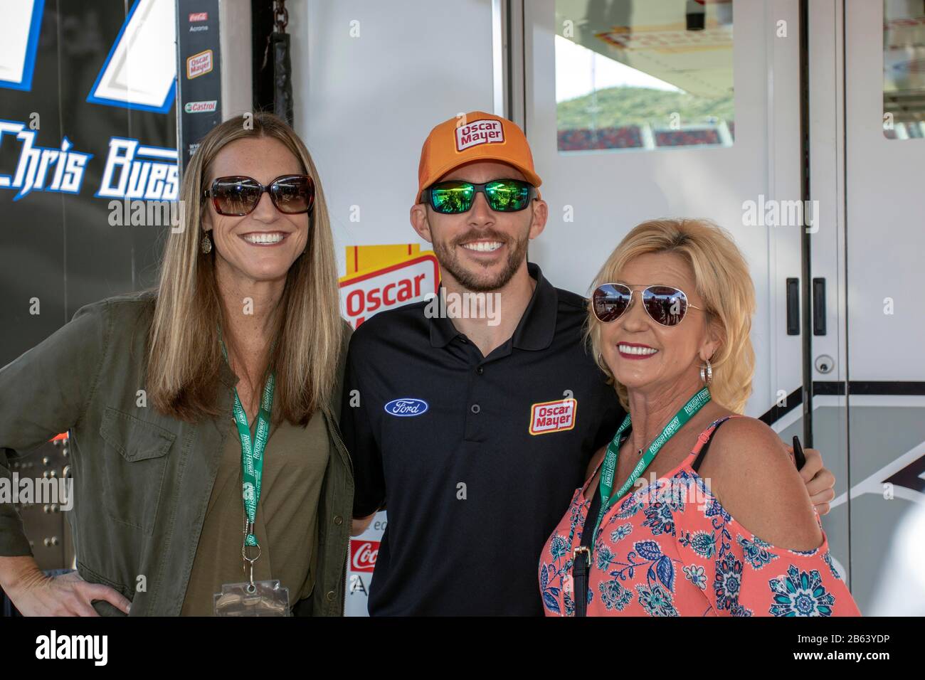 Avondale, Arizona, Stati Uniti. 8th Mar, 2020. Roush Fenway incontra e saluta i fan e gli ospiti del FanShield 500 al Phoenix Raceway di Avondale, Arizona. (Immagine Di Credito: © Logan Arce/Asp) Foto Stock