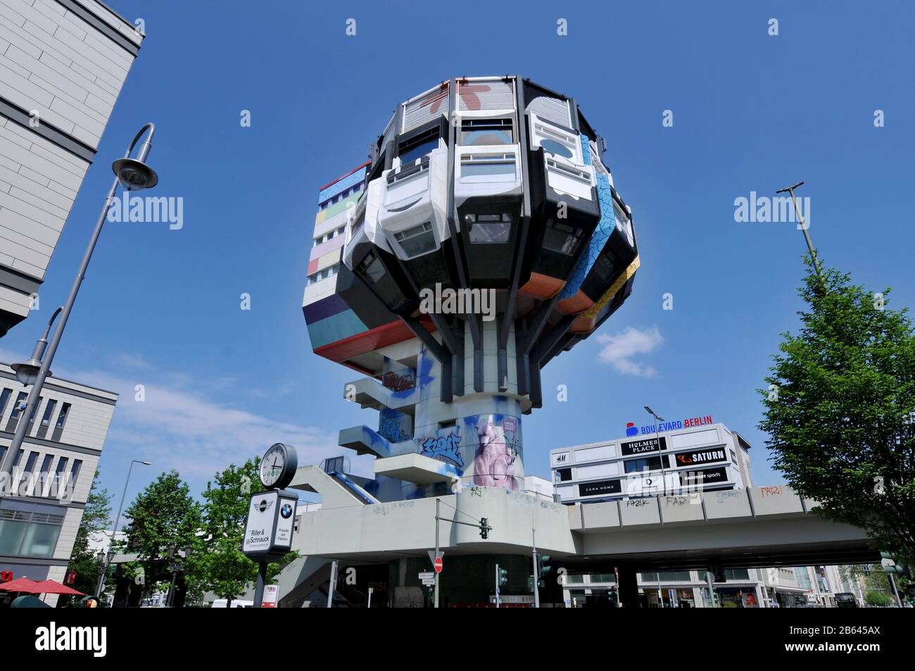 Bierpinsel, Schlossstrasse, Steglitz Berlino, Deutschland Foto Stock