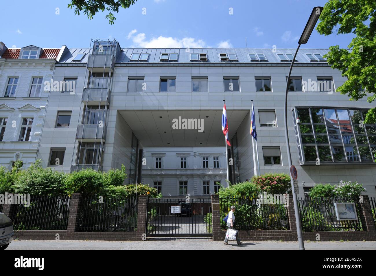 Botschaft in Thailandia, Lepsiusstrasse, Steglitz Berlino, Deutschland Foto Stock