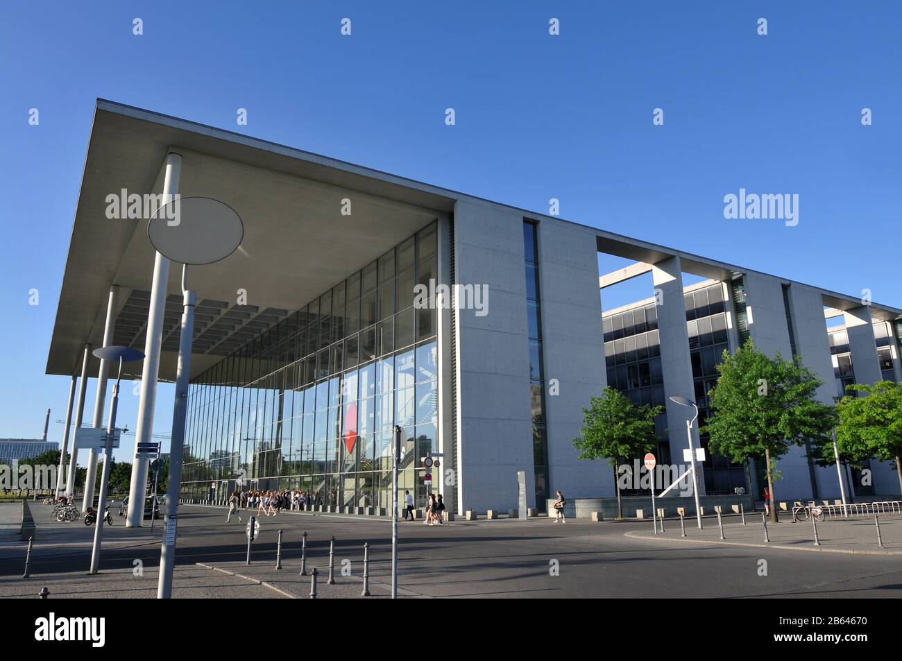 Paul-Loebe-Haus, Platz der Republik, il Tiergarten, nel quartiere Mitte di Berlino, Deutschland Foto Stock