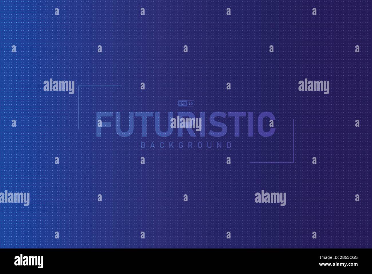 Sfumatura astratta blu e viola con motivo a punti sfondo futuristico design. Da utilizzare per annunci, poster, grafica, design di modelli, stampa. Illustrazione Illustrazione Vettoriale