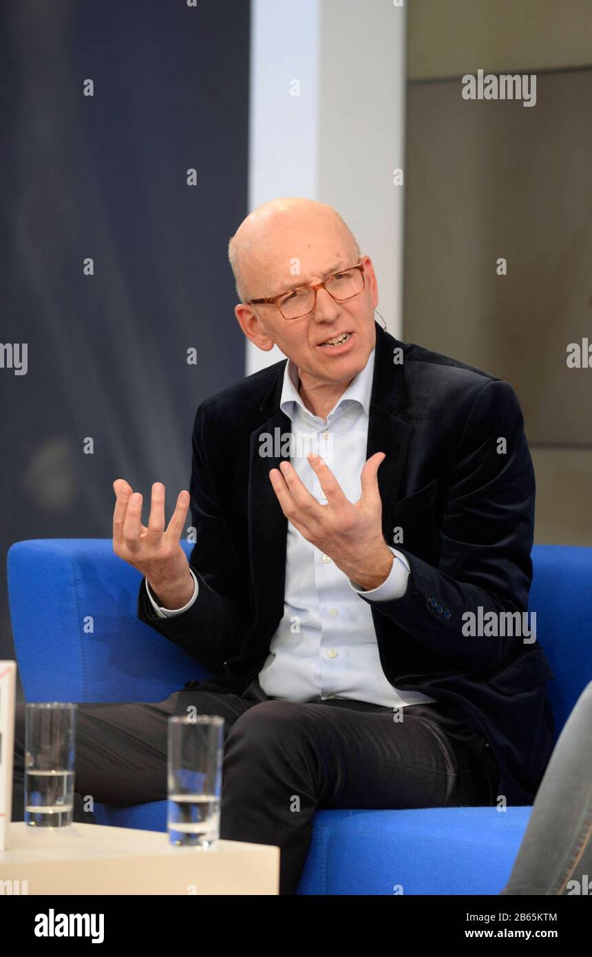 Lipsia, DEU, 22.03.2019: Ritratto Heinz Bude, nato nel 1954 a Wuppertal, è un sociologo tedesco, docente universitario e autore Foto Stock