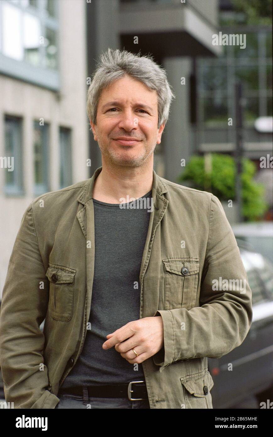 Eric Vuillard (scrittore - Francia) - 25.4.2018 [traduzione automatizzata] Foto Stock