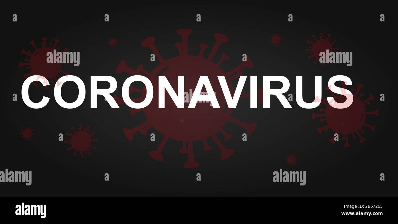 virus corona, 2019-ncov, batteri, micidiali, segni, quarantena, infetti, contaminazione, attenzione, cellule, microbi, microbiologia, microrganismi, ospedale, Illustrazione Vettoriale