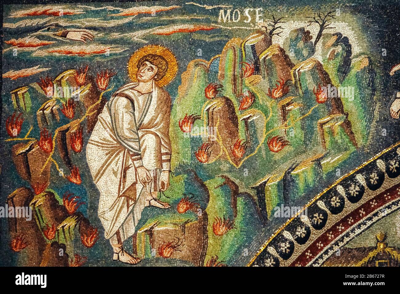 Italia Emilia Romagna Ravenna - Basilica Di San Vitale Foto Stock