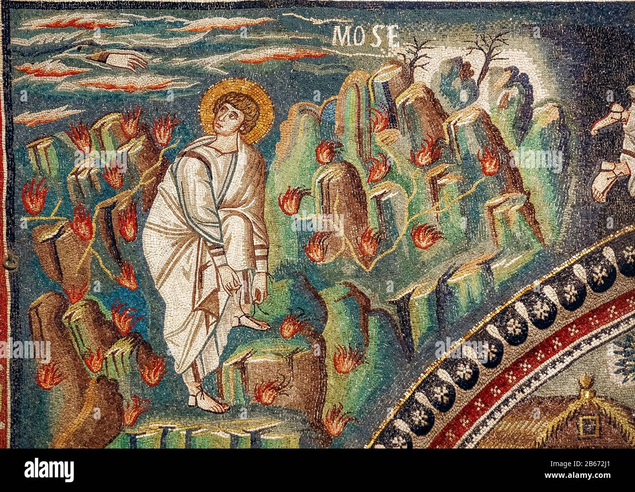 Italia Emilia Romagna Ravenna - Basilica Di San Vitale Foto Stock