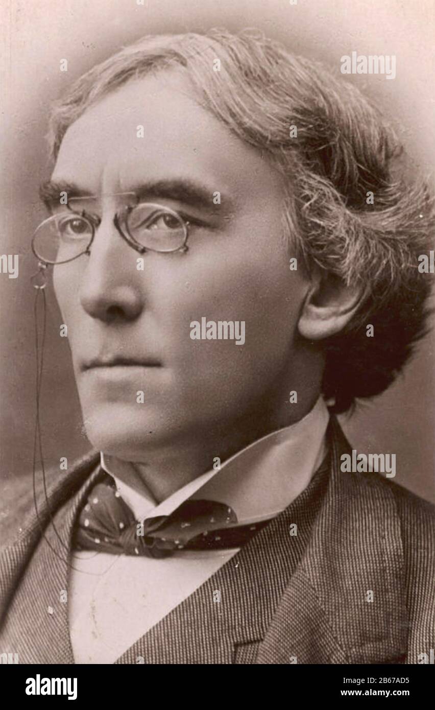 Henry IRVING (1838-1905) attore e manager di scena inglese Foto Stock