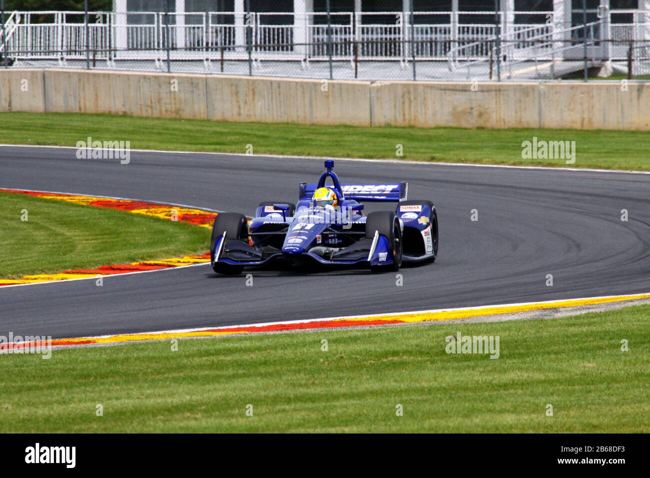 Lago di Elkhart, Wisconsin - 21 giugno 2019: (Pilota), REV Group Grand Prix a Road America, in corso di sessione di prove. Foto Stock