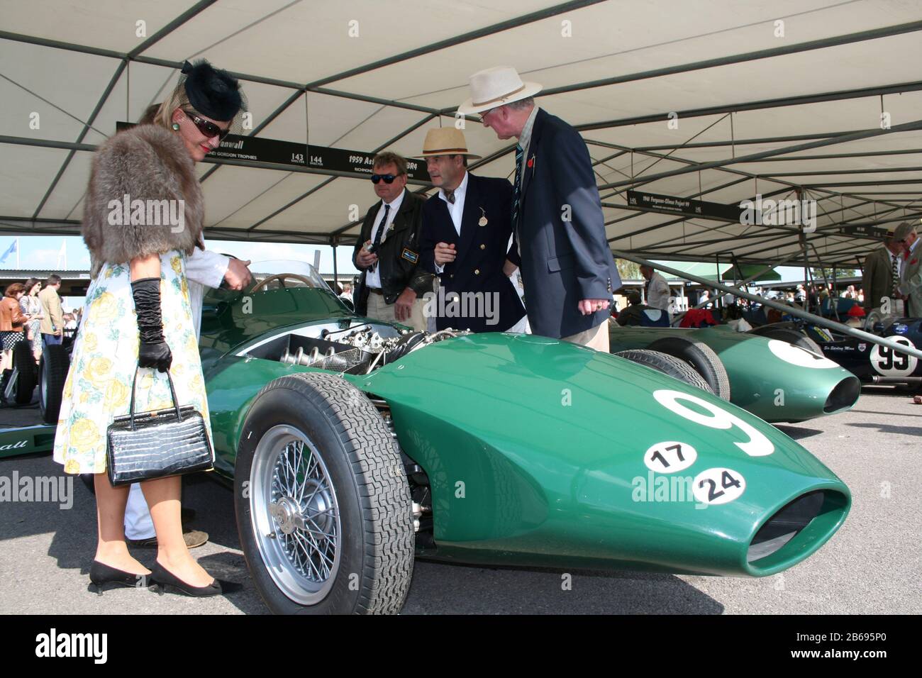 Goodwood fashion al 2008 Goodwood Revival Foto Stock