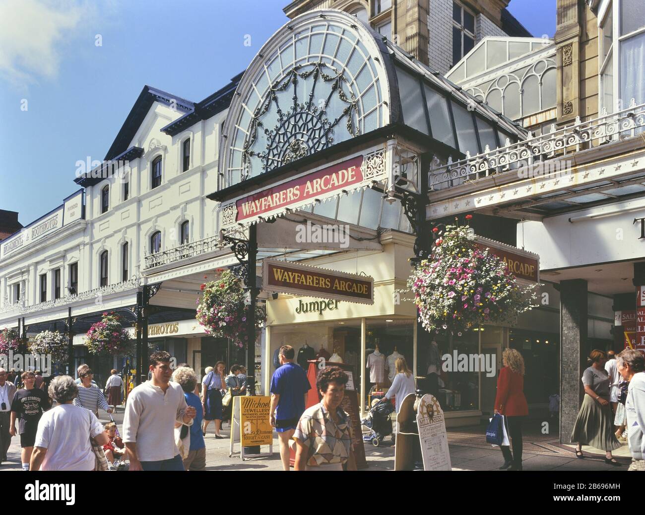 Wayfarers Arcade, Southport, Lancashire, Inghilterra, Regno Unito Foto Stock