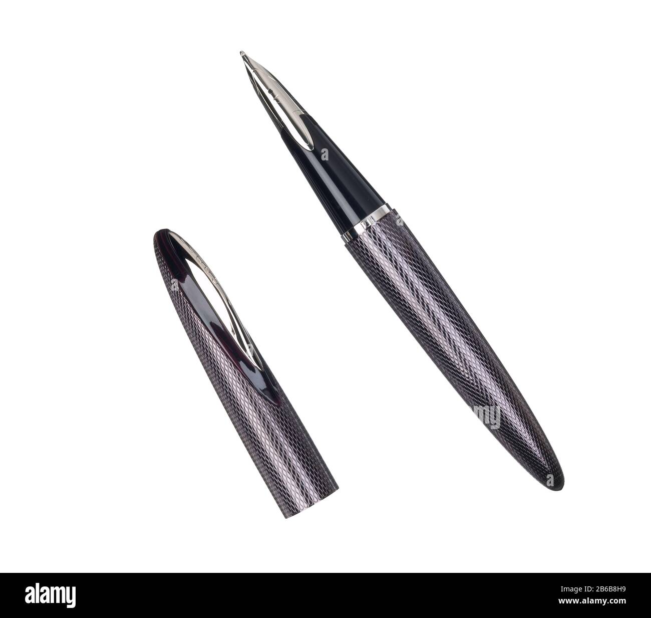Una penna fontana Croce e tappo. Foto Stock