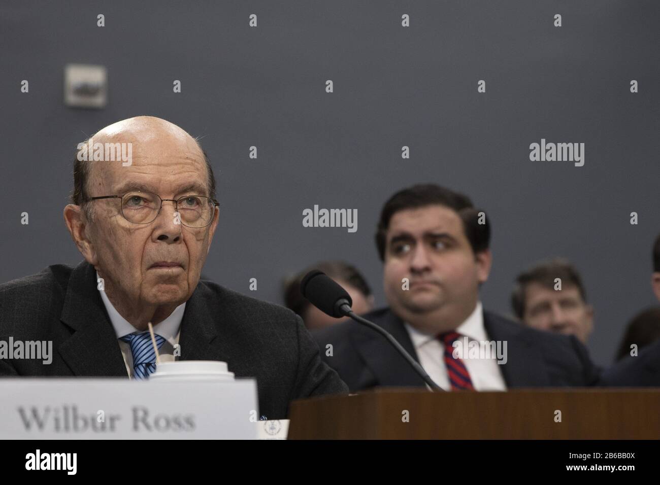Wilbur Ross, segretario al commercio, testimonia alla Camera Stanziamenti Commercio, Giustizia, Scienza e Agenzie Collegate Sottocommissione udienza sul Dipartimento del Commercio richiesta di bilancio per FY2021 a Capitol Hill a Washington, D.C. martedì 10 marzo 2020. Foto di Tasos Katopodis/UPI Foto Stock Wilbur Ross, segretario al commercio, testimonia alla Camera Stanziamenti Commercio, Giustizia, Scienza e Agenzie Collegate Sottocommissione udienza sul Dipartimento del Commercio richiesta di bilancio per FY2021 a Capitol Hill a Washington, D.C. martedì 10 marzo 2020. Foto di Tasos Katopodis/UPI Foto Stock
