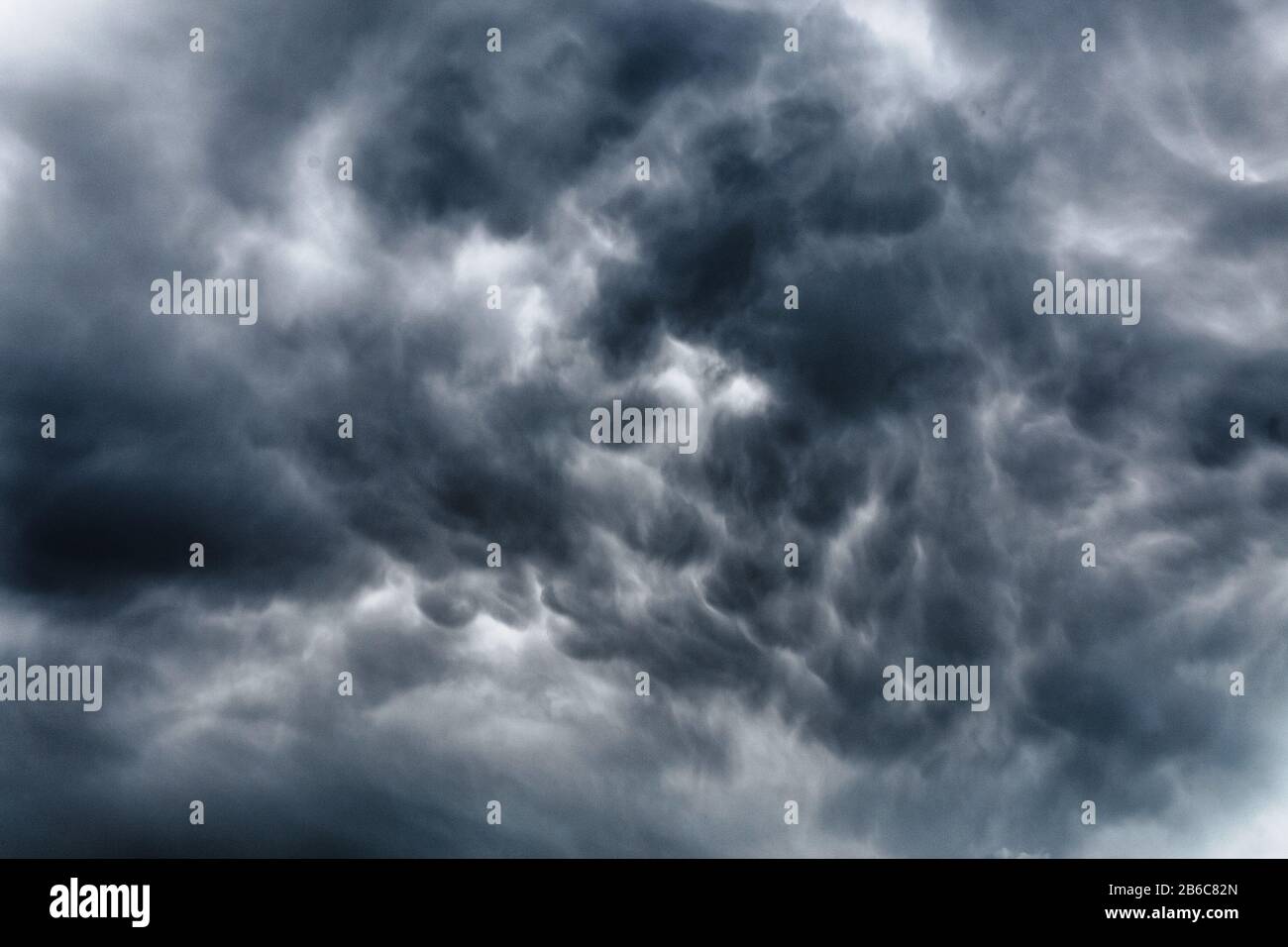 texture di primo piano lenticolare e nube di tempesta Foto Stock