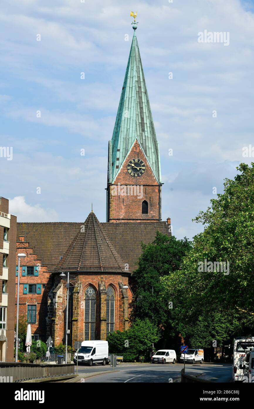 San Martini, Martinikirchhof, Brema, Deutschland Foto Stock