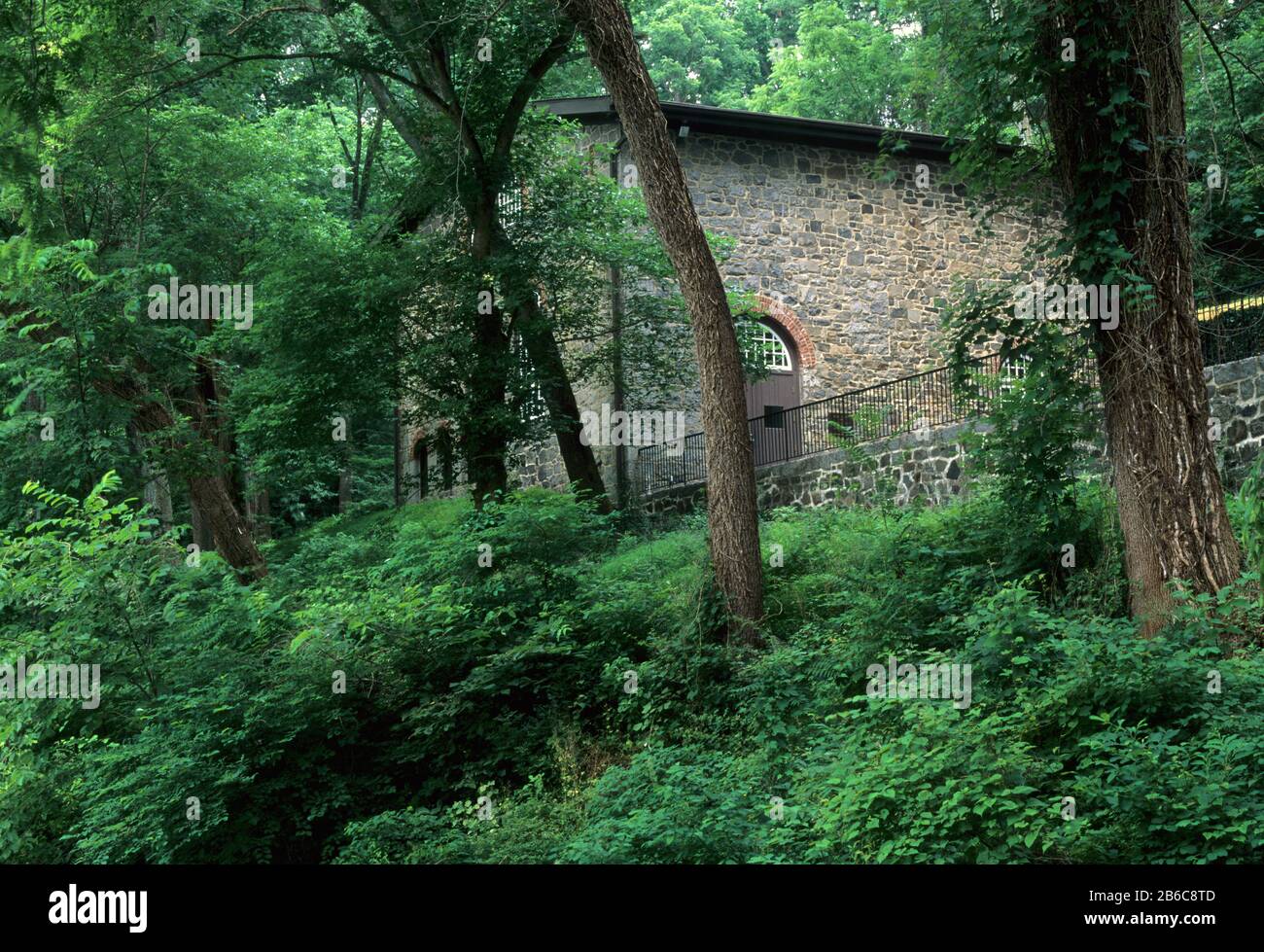 Centrale Elettrica, Hagley Museum, Wilmington, Delaware Foto Stock