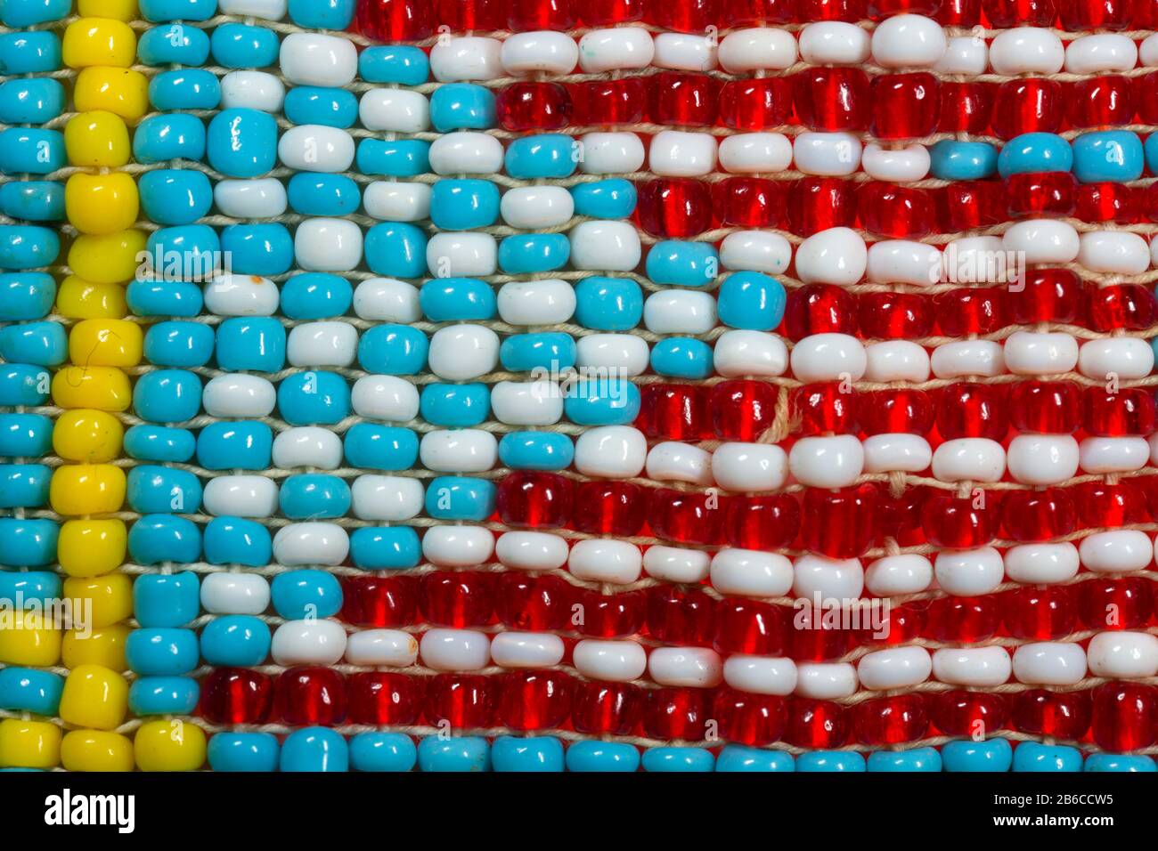 Bebeadwork nativo americano Foto Stock