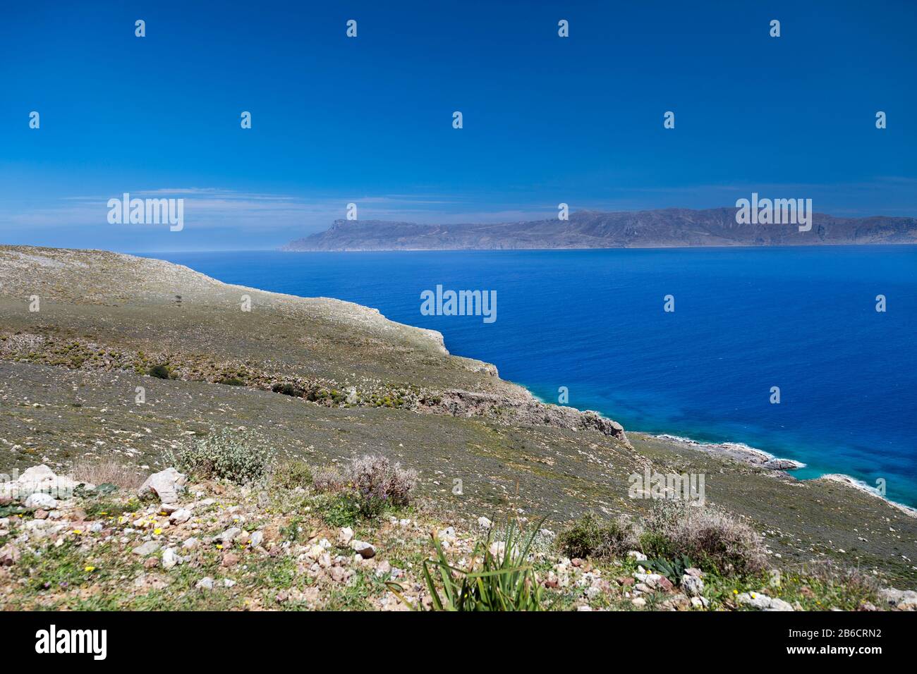 Paesaggio dell'isola di Creta. Grecia Foto Stock