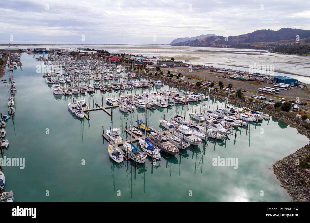 Foto Di Tim Cuff - 2 Marzo 2020 - Nelson Marina, Nelson, Nuova Zelanda Foto Stock