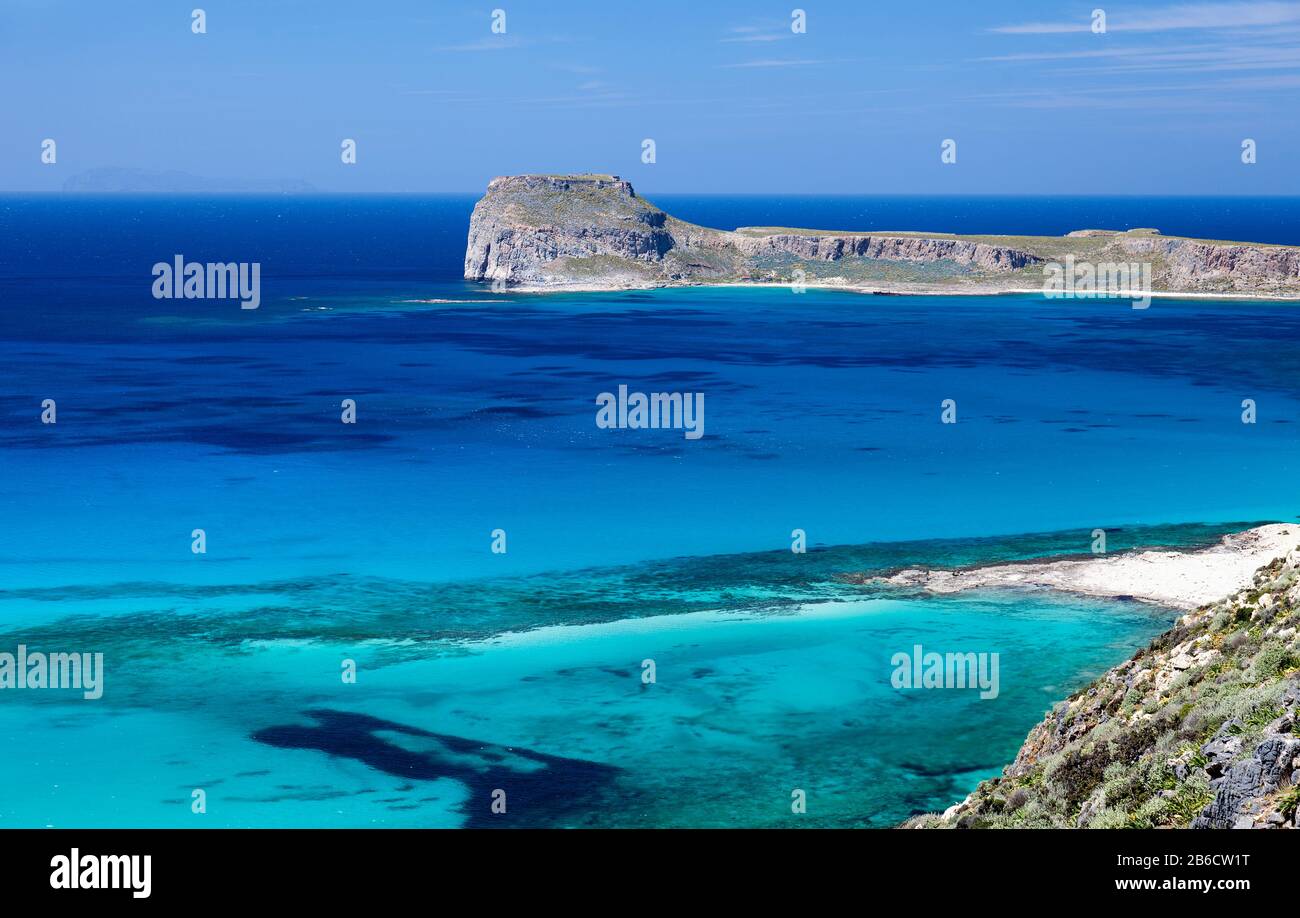 Paesaggio dell'isola di Creta. Grecia Foto Stock