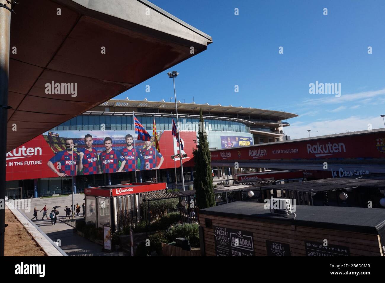 Stadio Camp Nou Del Fc Barcelona, Barcellona, Spagna Foto Stock